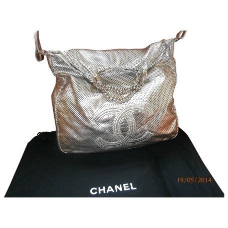 chanel tas zilver|CHANEL.